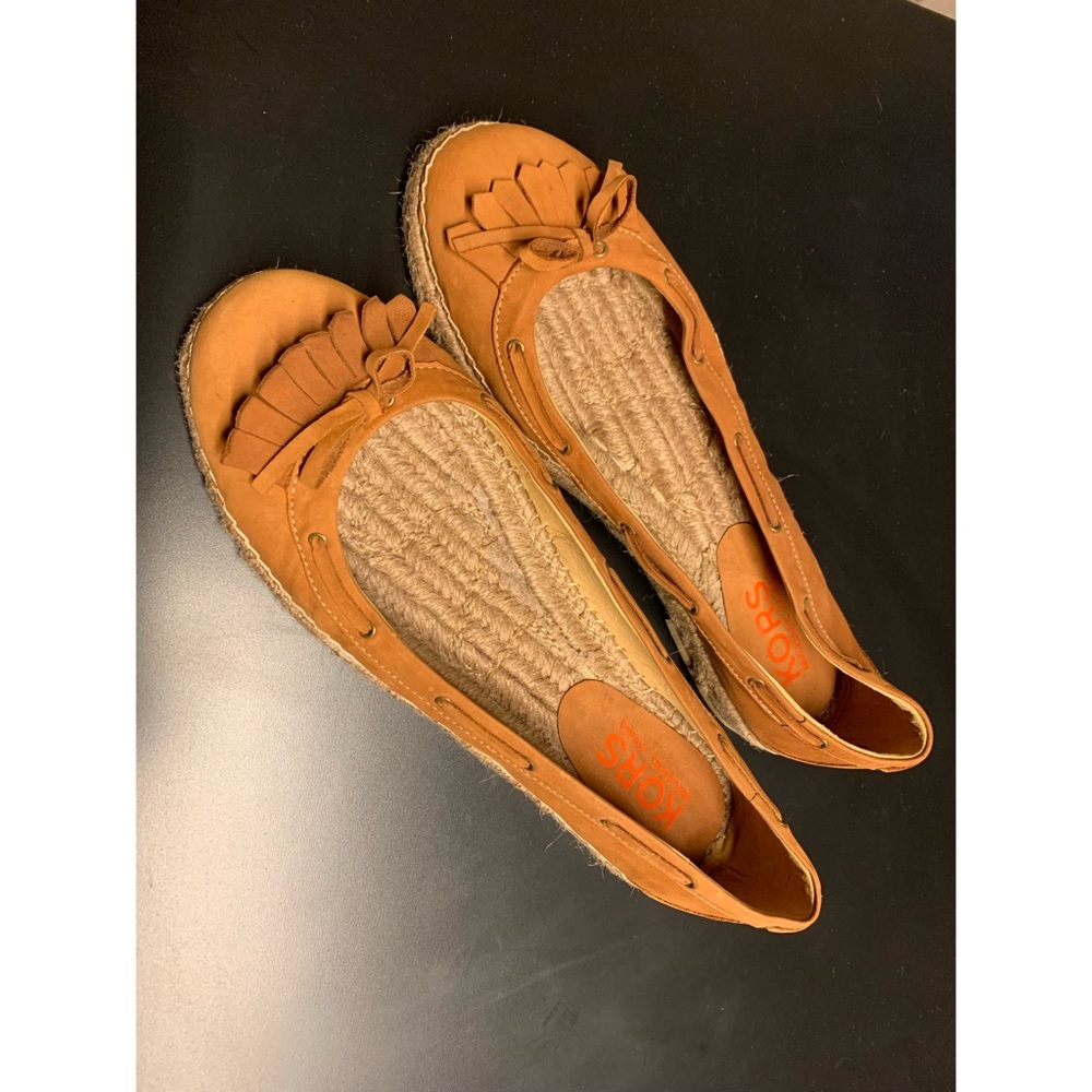 Michael Kors Genuine Leather Espadrilles